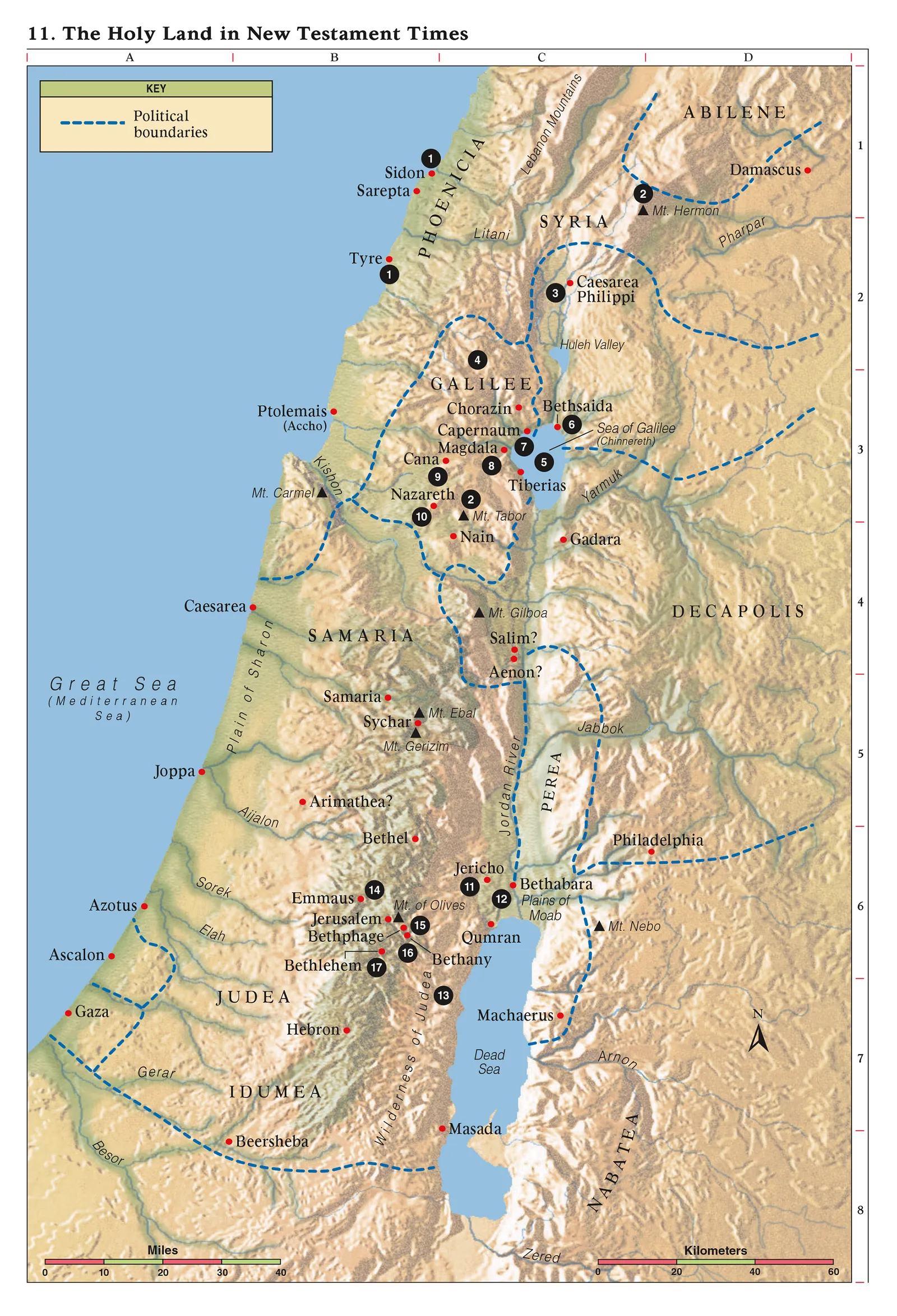 Tierra Santa en el Nuevo Testamento