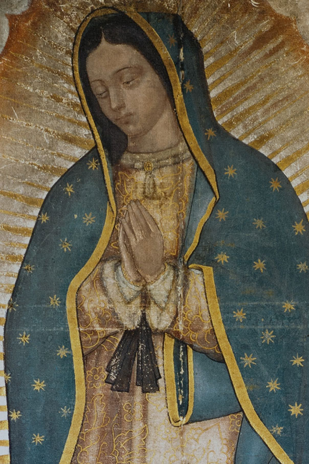 Nuestra Señora de Guadalupe, imagen milagrosa aparecida en la tilma de Juan Diego