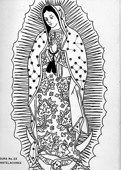 El manto estrellado de la Virgen de Guadalupe